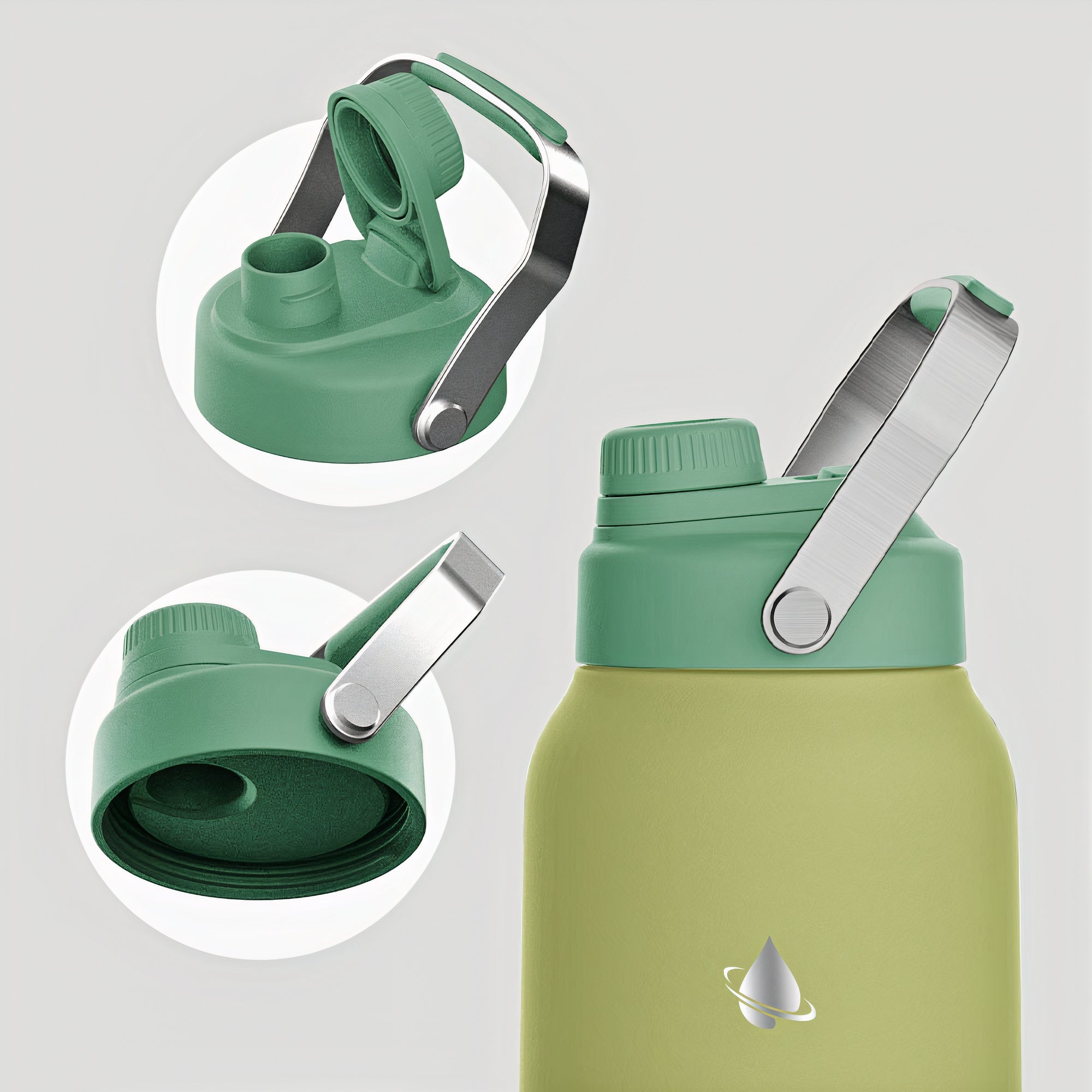 Hydro Mate Extra Large Insulated Stainless Steel Water Jug Green