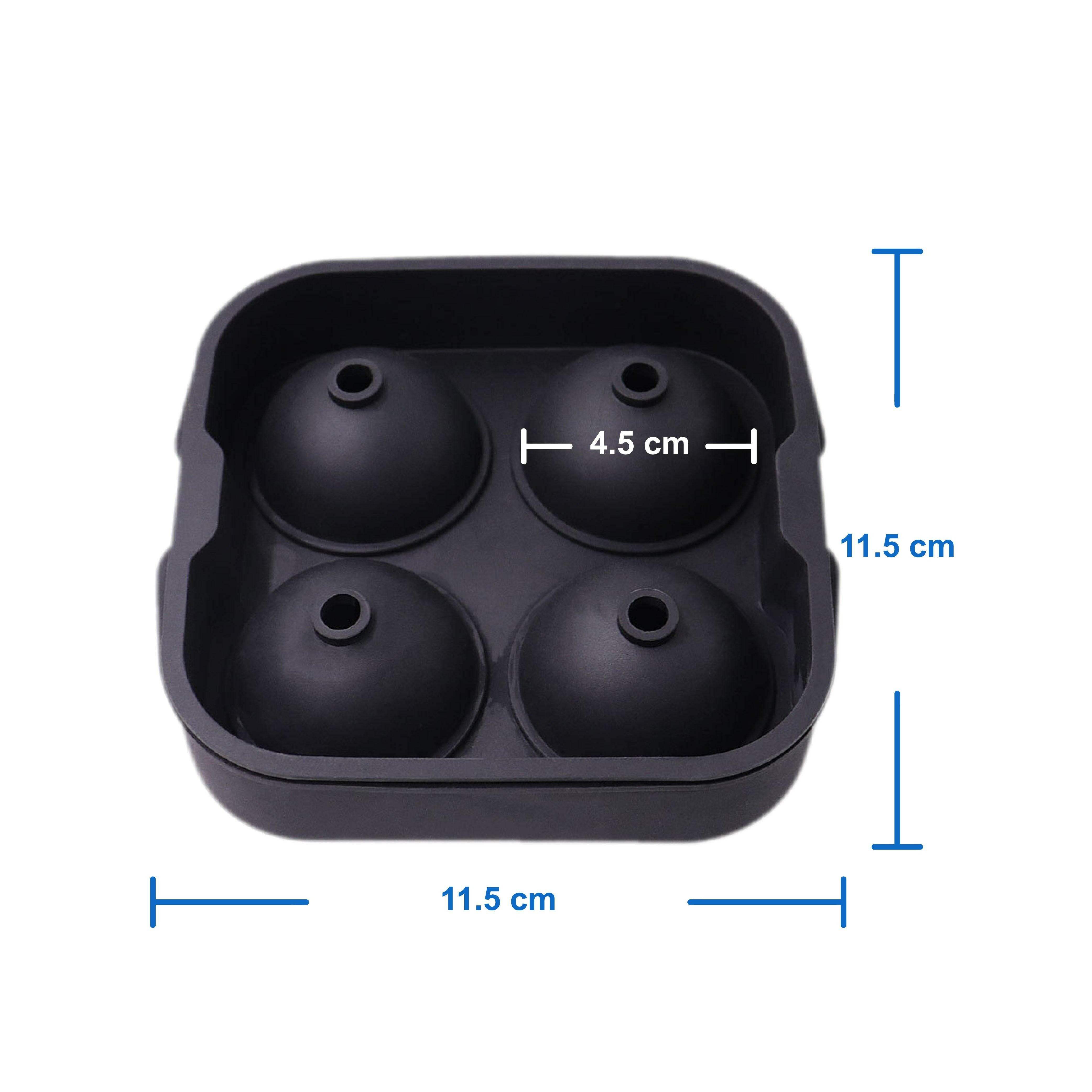 Hydro Mate Whiskey Ice Ball Maker Silicone Cube Tray, Hydro Mate